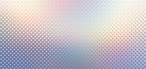 Holographic grid abstract pattern. Iridescent interactive geometric background.