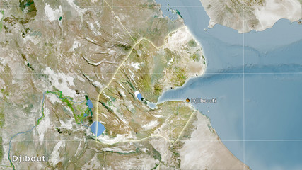 Djibouti, satellite A - composition