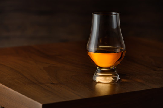 Glencairn glass with scottisch single malt whisky