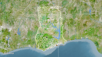 Ghana, satellite A - composition