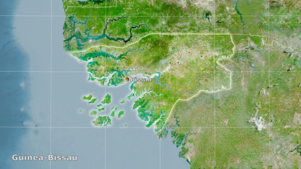 Guinea-Bissau, satellite A - composition