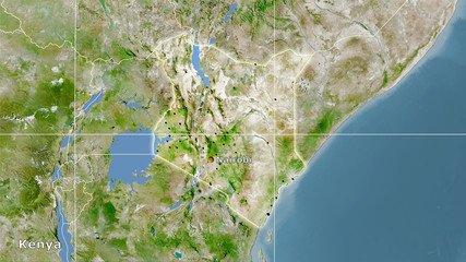 Kenya, satellite A - composition