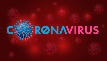 Coronavirus disease (COVID-19) concept. Graphics resource for Wuhan virus disease outbreak alert. Logo, Symbol, icon, banner, background and poster design.
