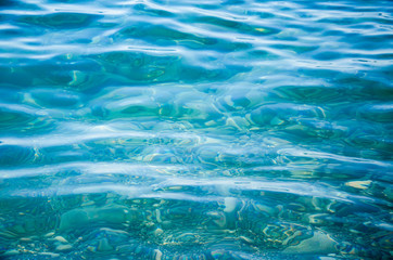 Fototapeta na wymiar Sea abstract background colorful surface of water