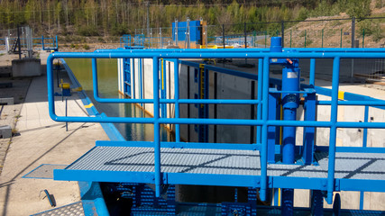 Schleuse in Kanalanlage