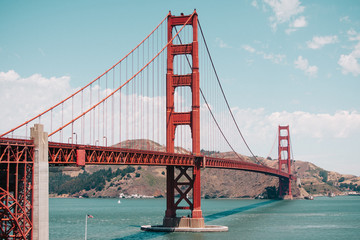 Scenic View Of Golden Gate Bridge Against Sky in San Francisco