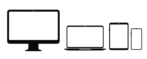 vector illustration of a mobile phone