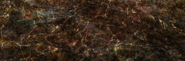 dark rough surface with golden veins. abstract texture background of natural material. illustration. backdrop in high resolution. raster file for cover book or brochure, poster, wallpaper.
