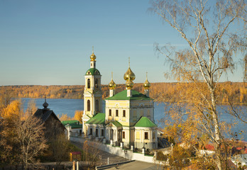 Church of Resurrection of Christ in Plyos. Ivanovo oblast. Russia