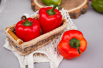 red bell peppers
