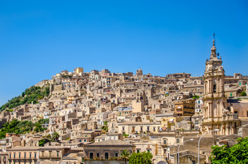 Fototapeta na wymiar panoramic view of Noto, Sicily