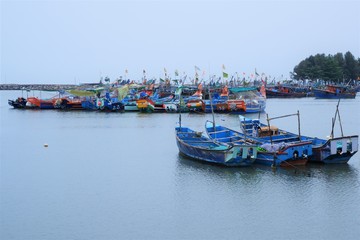 boat parked in harbor due to lock down