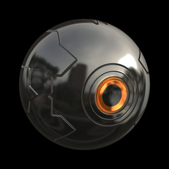 robot eye scifi security camera