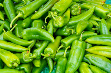green chili peppers