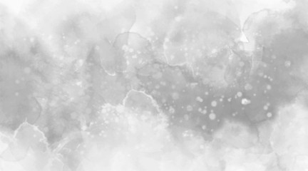 Watercolor black and white abstract background, paint canvas. Grayscale illustration. Abstract aquarelle texture grayscale backdrop. Paintbrush handmade technique splatter. Dispersed grunge wall.