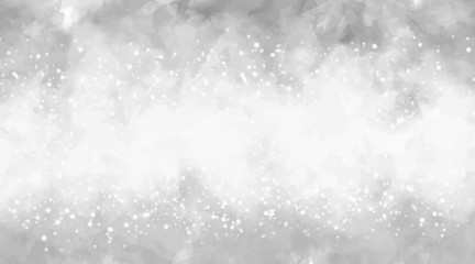 Watercolor black and white abstract background, paint canvas. Grayscale illustration. Abstract aquarelle texture grayscale backdrop. Paintbrush handmade technique splatter. Dispersed grunge wall.