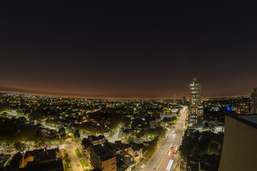 Skyline of suburbs, Buenos Aires, Argentina