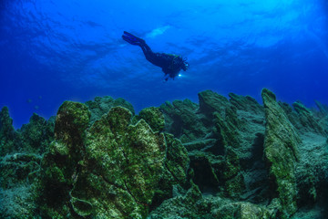 Underwater modeling Bodrum, Mugla / Turkey.