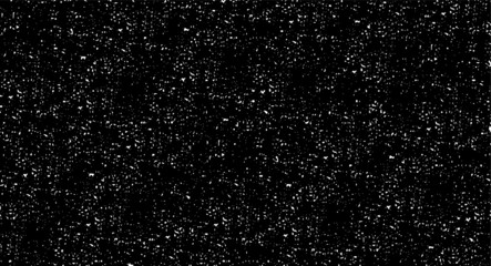 Abstract vector noise. Small particles of debris and dust. Distressed uneven background. Grunge texture overlay with rough and fine grains isolated on white background. Vector illustration. EPS10.