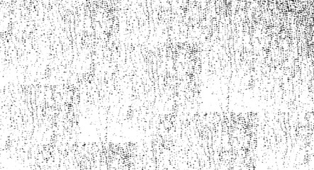 Abstract vector noise. Small particles of debris and dust. Distressed uneven background. Grunge texture overlay with rough and fine grains isolated on white background. Vector illustration. EPS10.