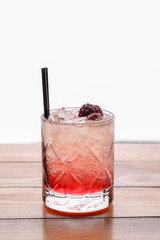 glasses with cocktails