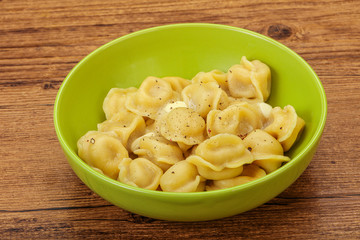 Dumplings with meat and spices