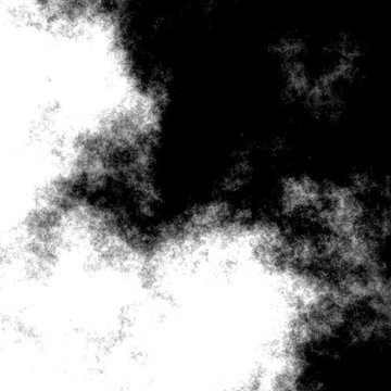 Black and white texture. Abstract watercolor clouds. 