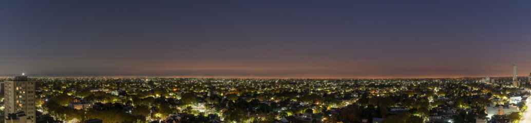 Skyline of suburbs, Buenos Aires, Argentina