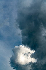 Fototapeta na wymiar Summer cloudscape. Storm.