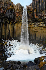 Wodospad Svartifoss - najpiękniejszy wodospad Islandii
