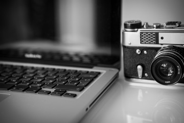 Плёночный фотоаппарат. 