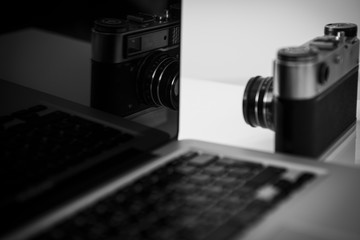 Плёночный фотоаппарат. 