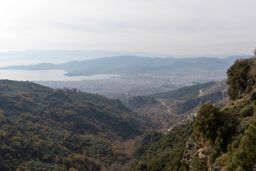 Fototapeta na wymiar View of Volos City
