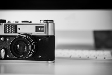 Плёночный фотоаппарат. 