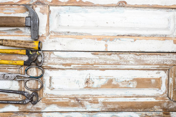 Vintage set of hand tools