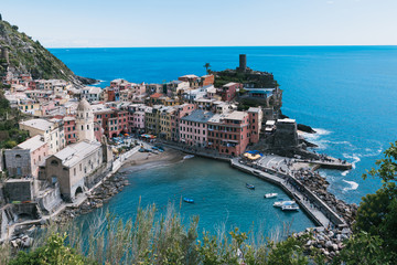 Fototapeta premium Coast town in a beach