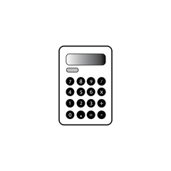 calculator logo icon vector