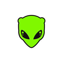 Naklejka premium Alien Icon