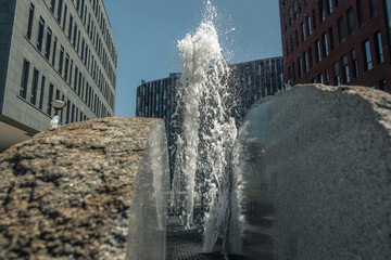 fountain in the city
