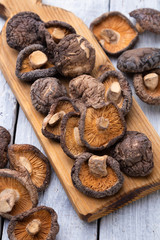 Dried shiitake mushrooms
