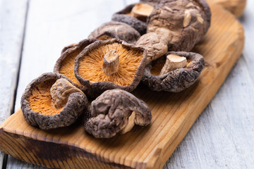 Dried shiitake mushrooms