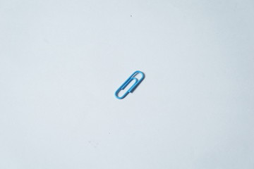 paper clips on white background