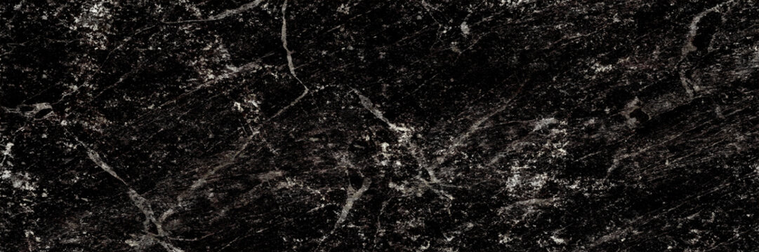 black marble surface with veins and glossy abstract texture background of natural material. illustration. backdrop in high resolution. raster file of wall surface or natural material. © nitin