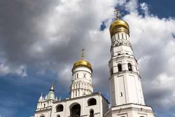 Fototapeta na wymiar Ivan the Great Bell Tower, Kremlin, Moscow, Russia, Europe