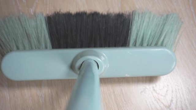 Top view: brush that wipes the laminate floor.