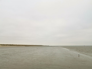 cloudy and windy day on Norderney