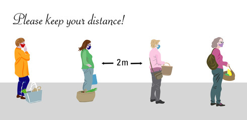 keep your distance, corona