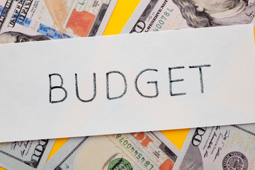 Word budget and dollar bills
