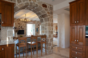 interior of a luxury kitchen