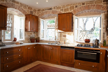 modern kitchen interior